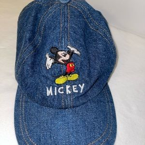 Mickey Mouse Stitched Denim Hat